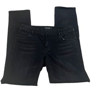 White House Black Market Blanc Slim Leg Black Women's 8R